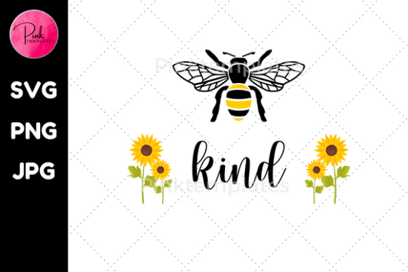 Be (Bee) Kind Tshirt Design Graphic: Your Digital Design Solution