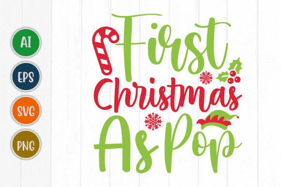 First Christmas As Pop: A Graphic for New Holiday Traditions