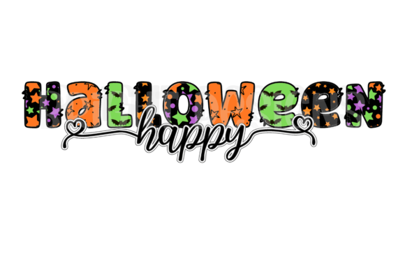 Happy Halloween Word Art Graphic 300 Dpi: A Designer's Digital Toolkit